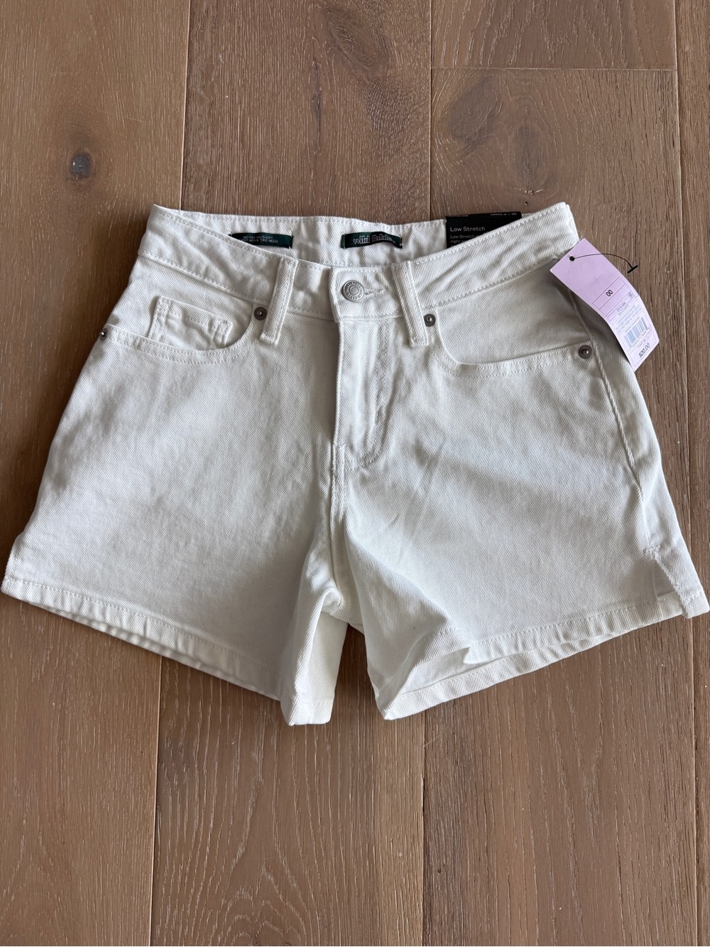 White denim Jean shorts new with tags